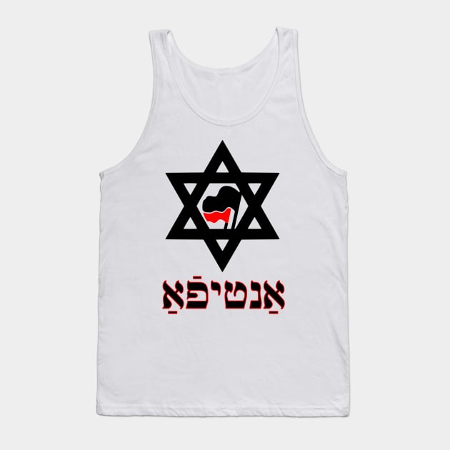 Antifa (Yiddish) Tank Top by dikleyt